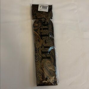 Hi Tie 63 Inch Tie Black/Gold NIP